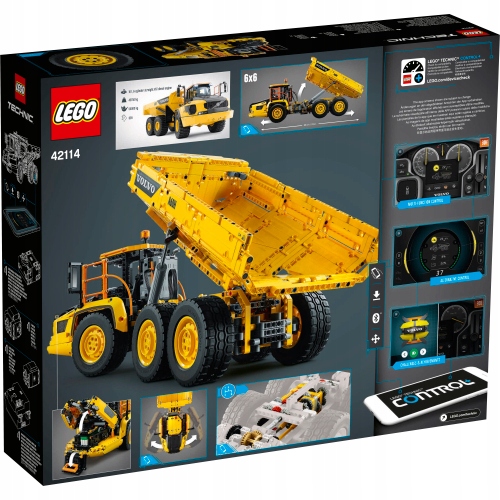 LEGO TECHNIC 42114 WOZIDŁO PRZEGUBOWE VOLVO 6x6 Marka LEGO