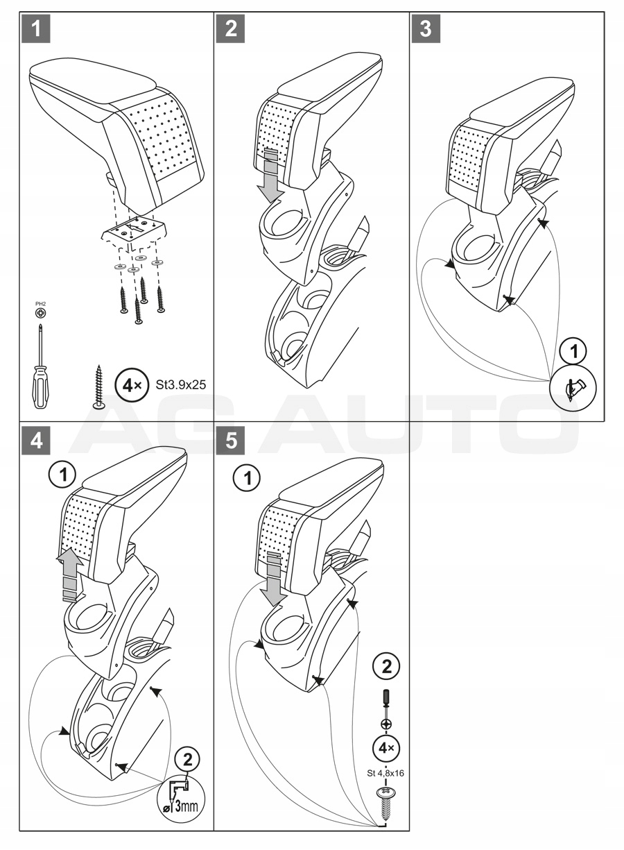PODLOKIETNIK STANDARD Citroen C2 2002 2010 Part manufacturer Rati