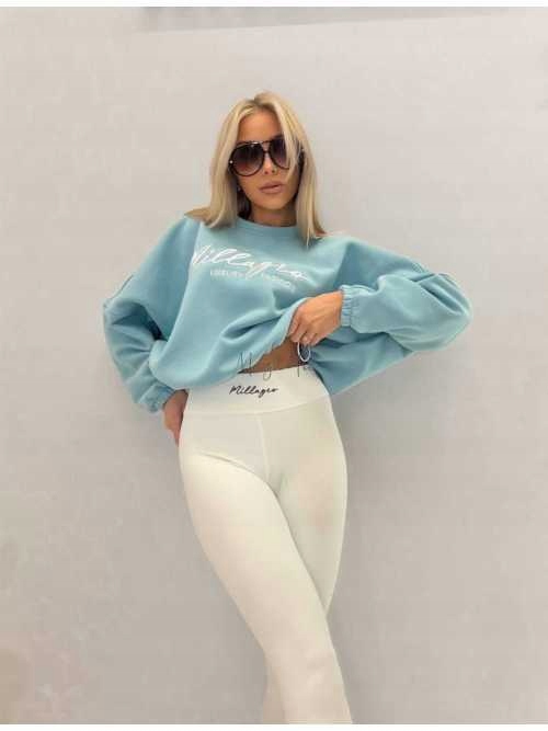 Klasické dámské modelovací legíny Millagro s výšivkou, bílé, Uni