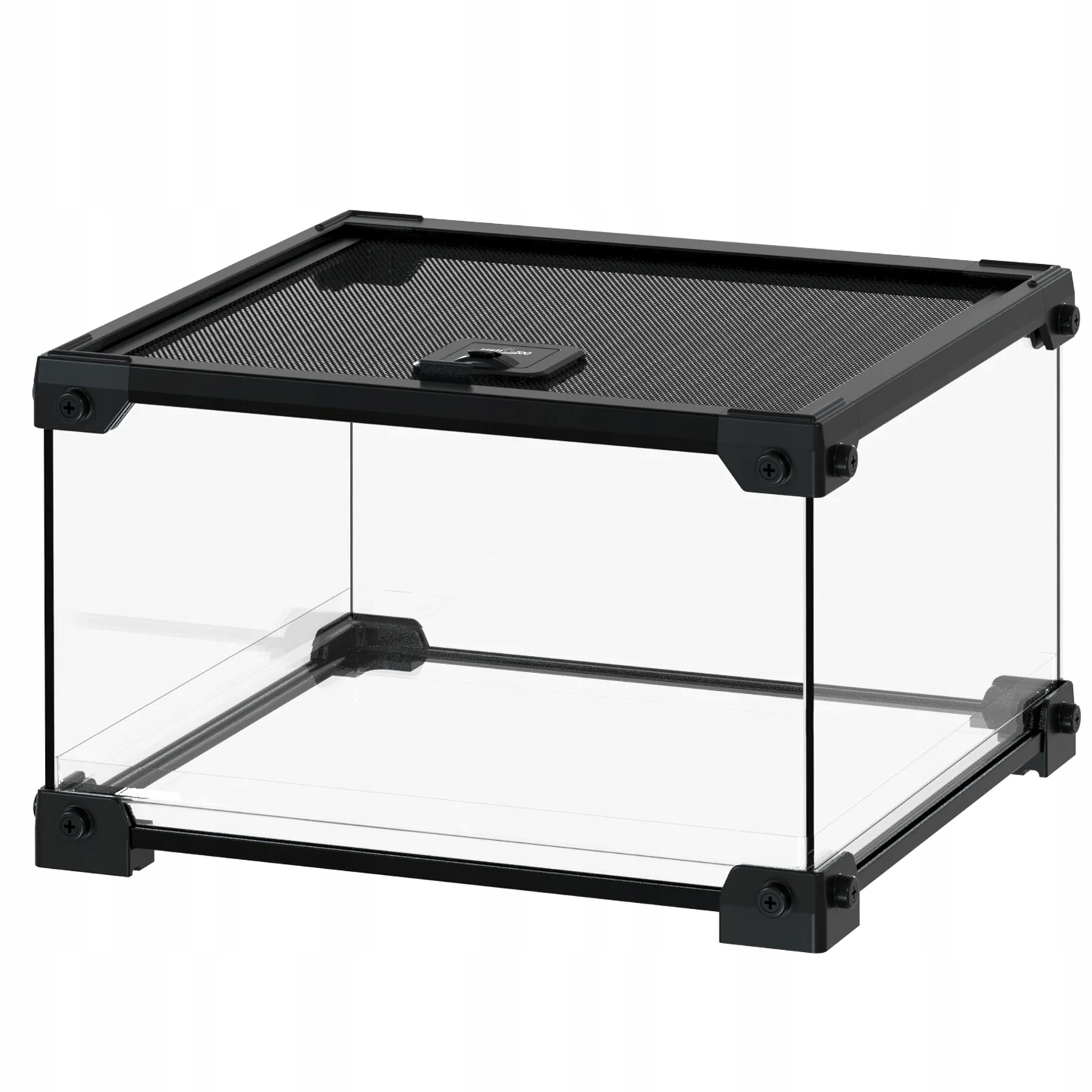 Levně Skleněné Terárium Pro Plazy A Obojživelníky S Síťovanou Ventilací 30X30X20 CM