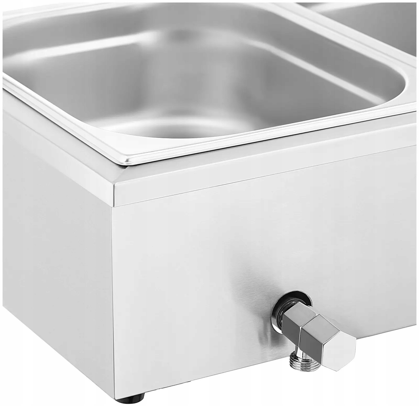 Bemar 2000W 4 x GN 1/2 kranik spustowy ROYAL CATERING RCBM_GN1/2_3 10012622