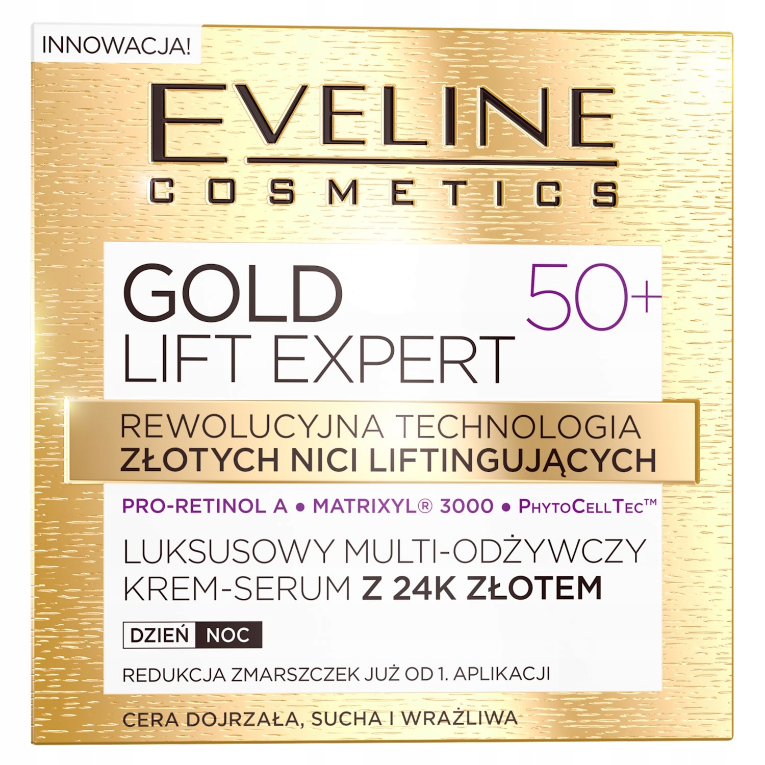 

Eveline Cosmetics Gold Lift Expert krem-serum 50+