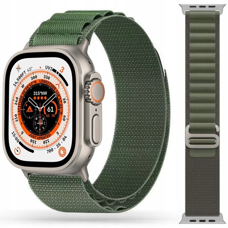 

Pasek Nylon Loop Alpine Green do Apple Watch Ultra