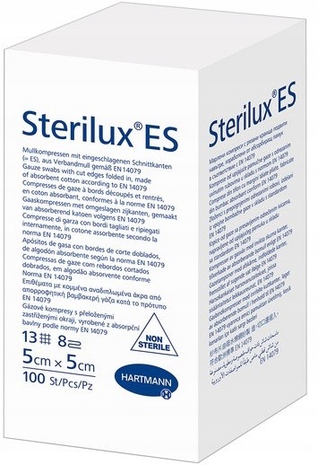 

Hartmann Sterilux Es 5x5cm 100szt. 13n 8w niejał.