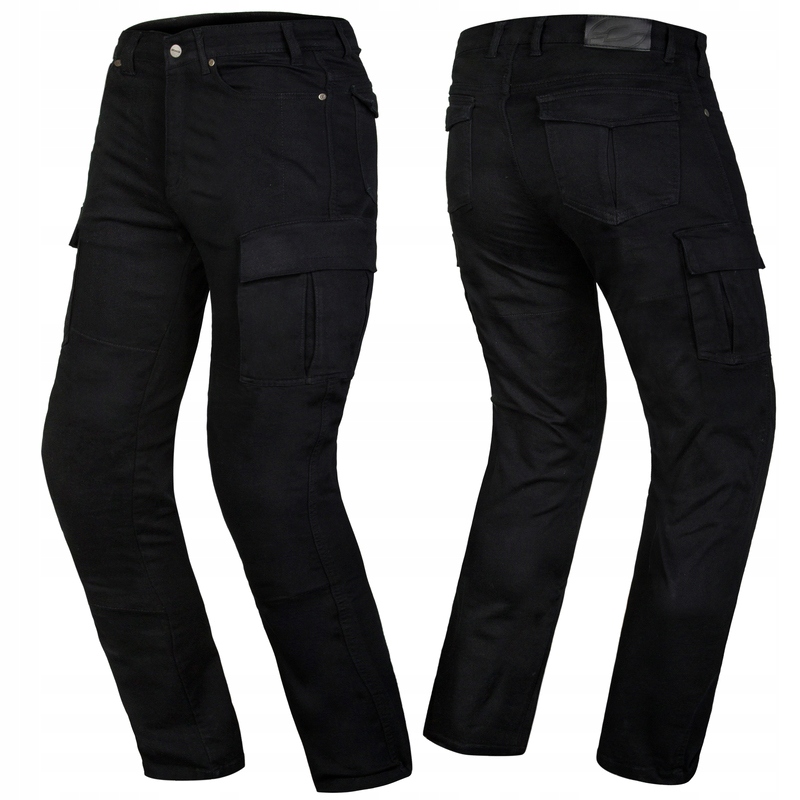 SPODNIE MOTOCYKLOWE JEANSY MĘSKIE Z OCHRANIACZAMI