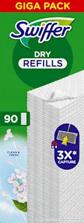 Suche ściereczki do podłóg Swiffer 90 szt.