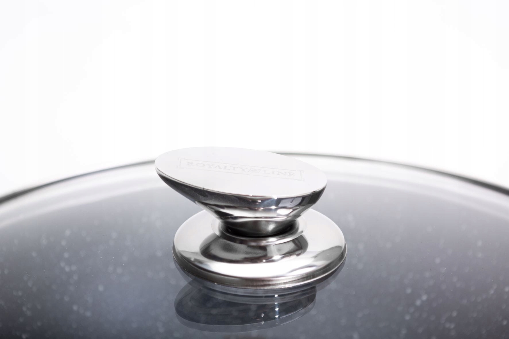 Wok 30 cm 4,4 litra indukcja marmurowa powłoka Royalty Line BW30ML Kolor czarny