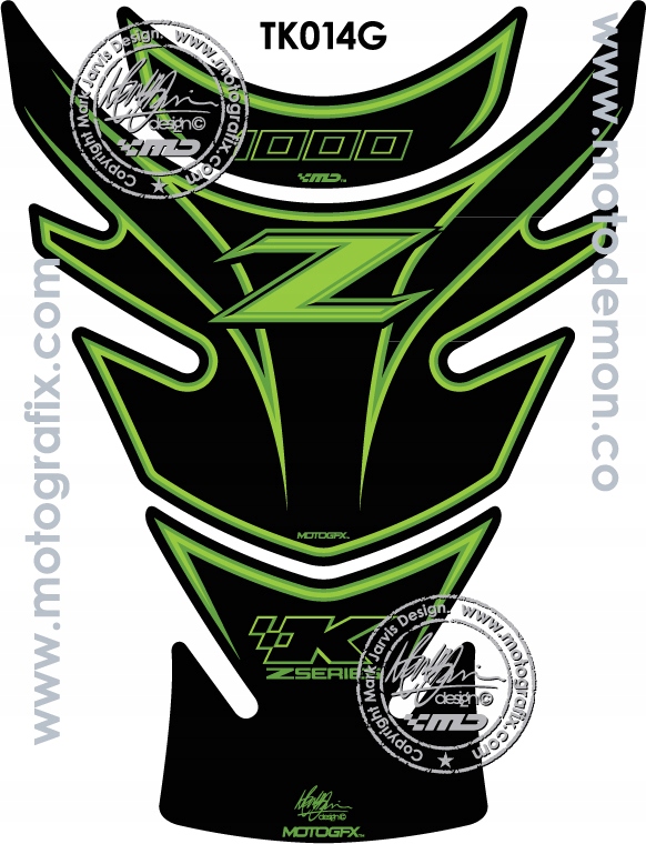 TANKPAD MOTOGRAFIX KAWASAKI Z1000 2010-2013