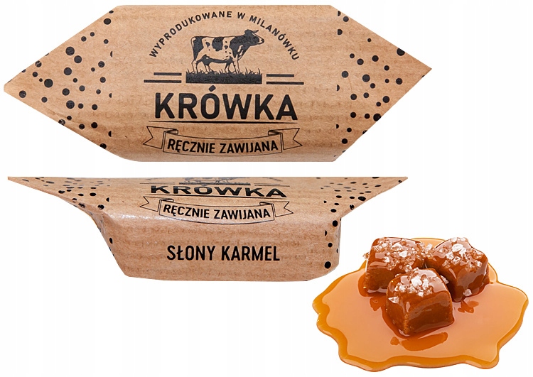 Levně Žvýkací Bonbóny Krówki slaný karamel 2 kg
