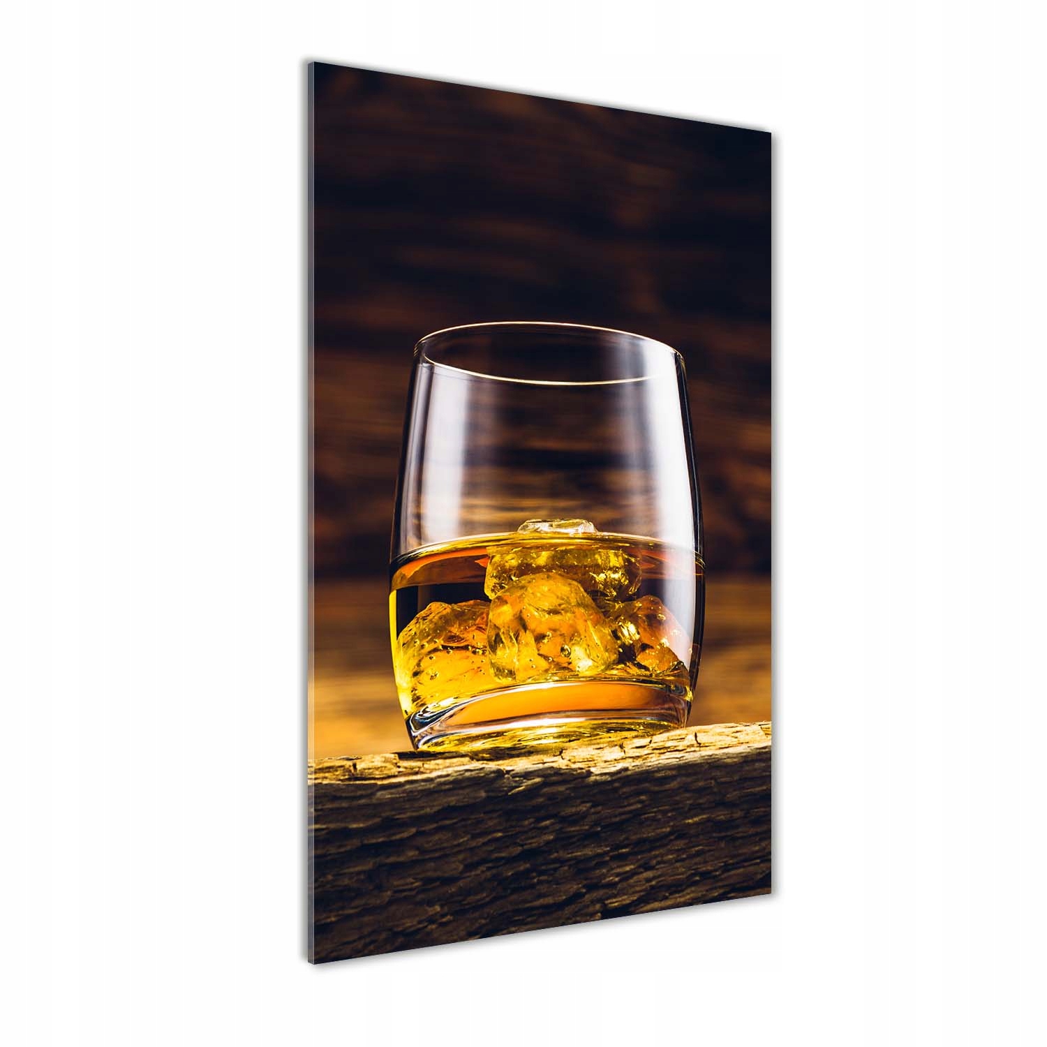 

Foto obraz na szkle Burbon w szklance 60x120 cm