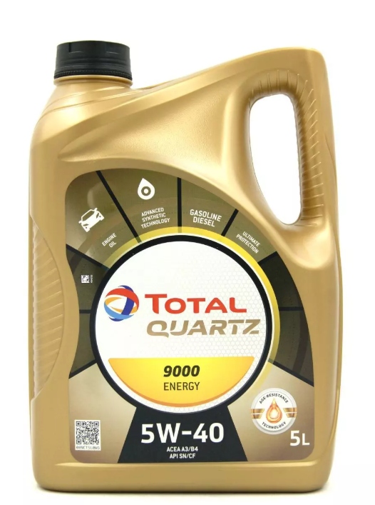 Olej Total 5W40 Quartz Energy 9000 5L