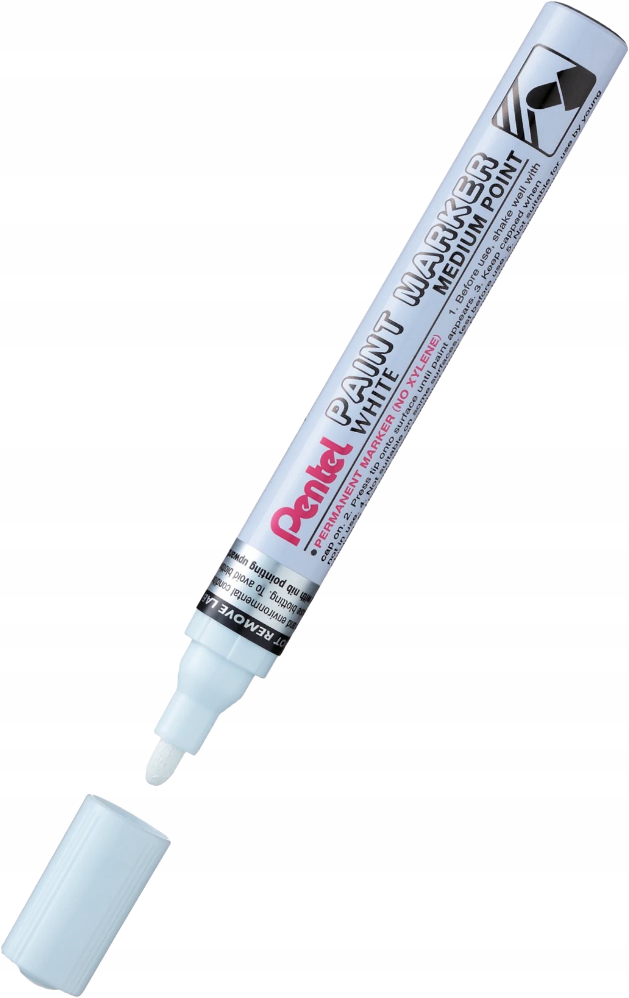

Marker olejowy Pentel Biały obudowa aluminium