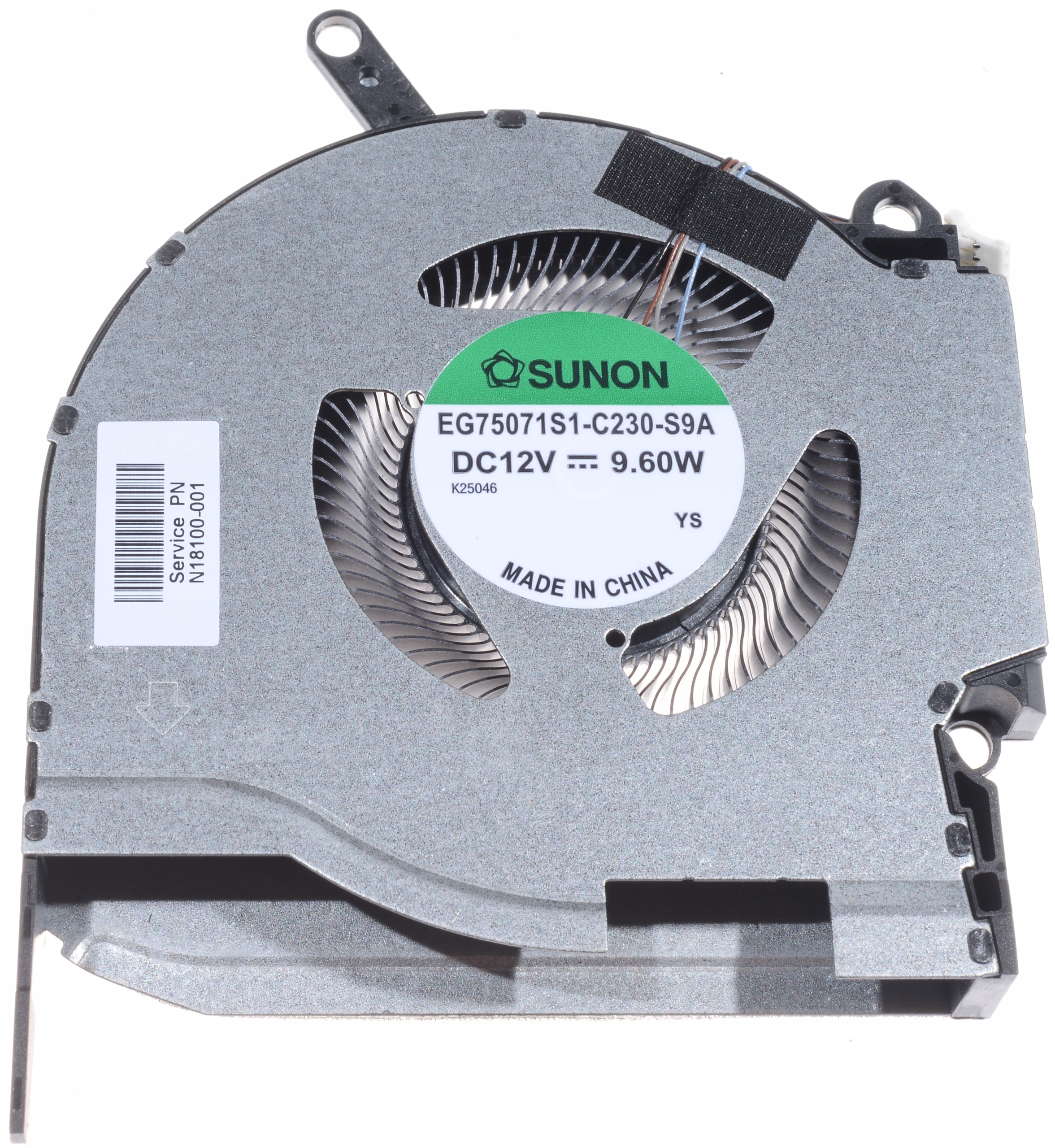 ventilátor Gpu 12V N18100-001 pro chladič N14085-001 Omen By Hp 16-n 16-k