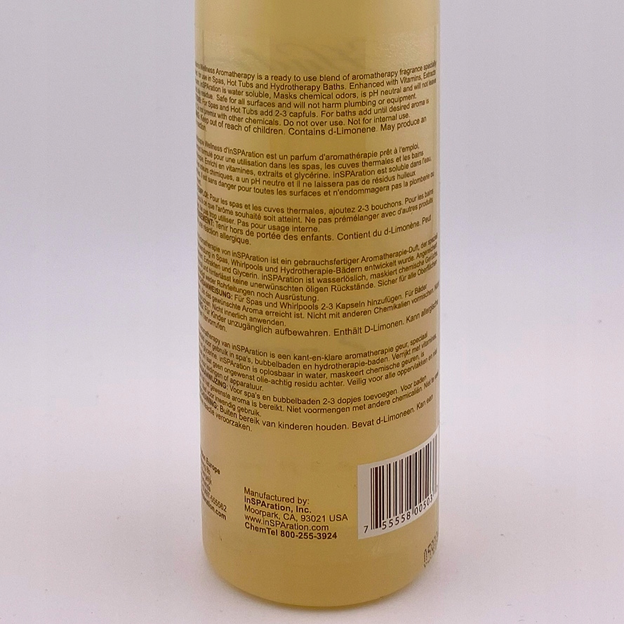 ZAPACH DO WODY BASEN WELLNESS ENERGETYZUJĄCY IMBIR Marka inSPAration