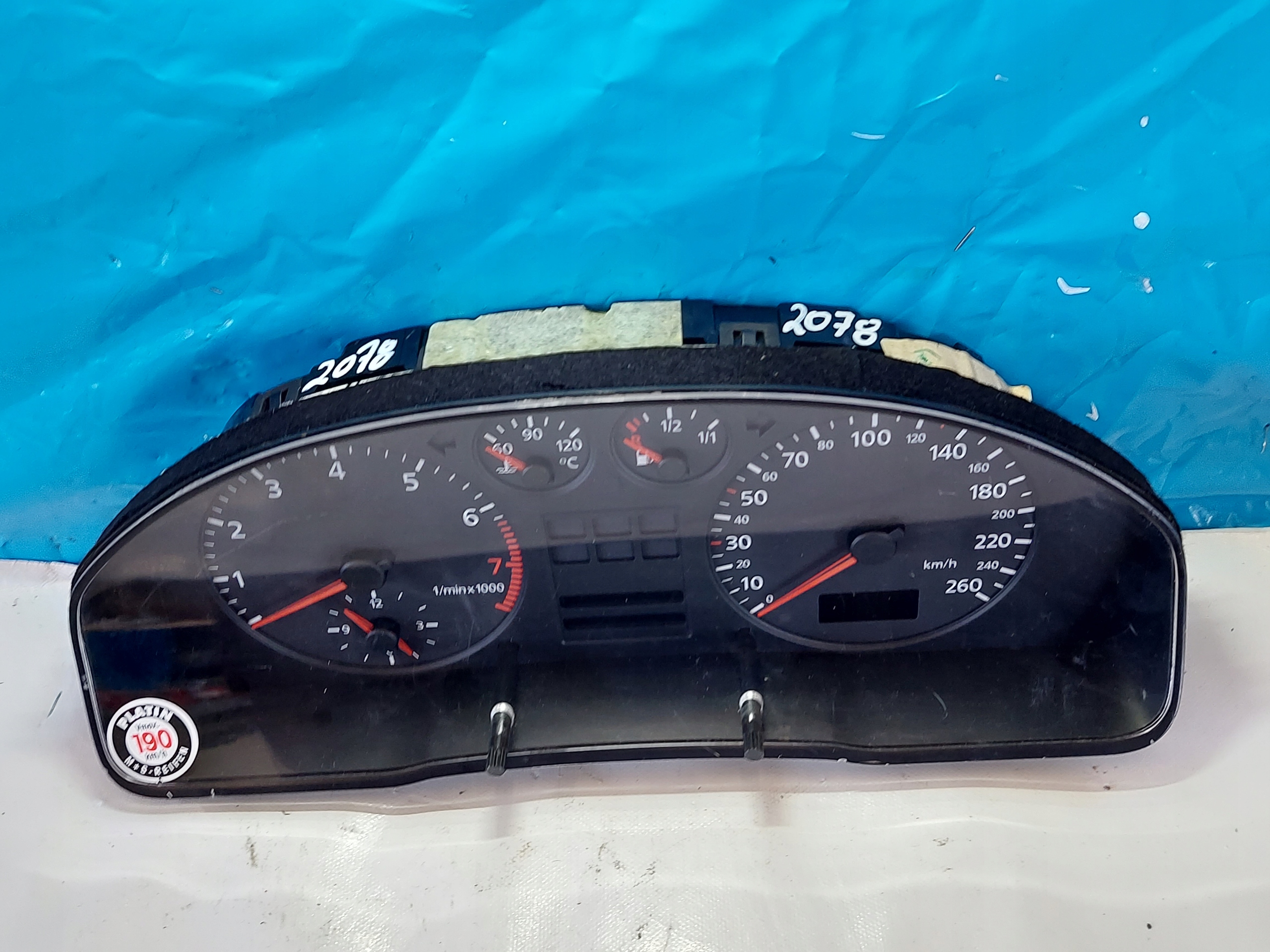 dials clock A4 B5 1.8 20V 8D0919861H