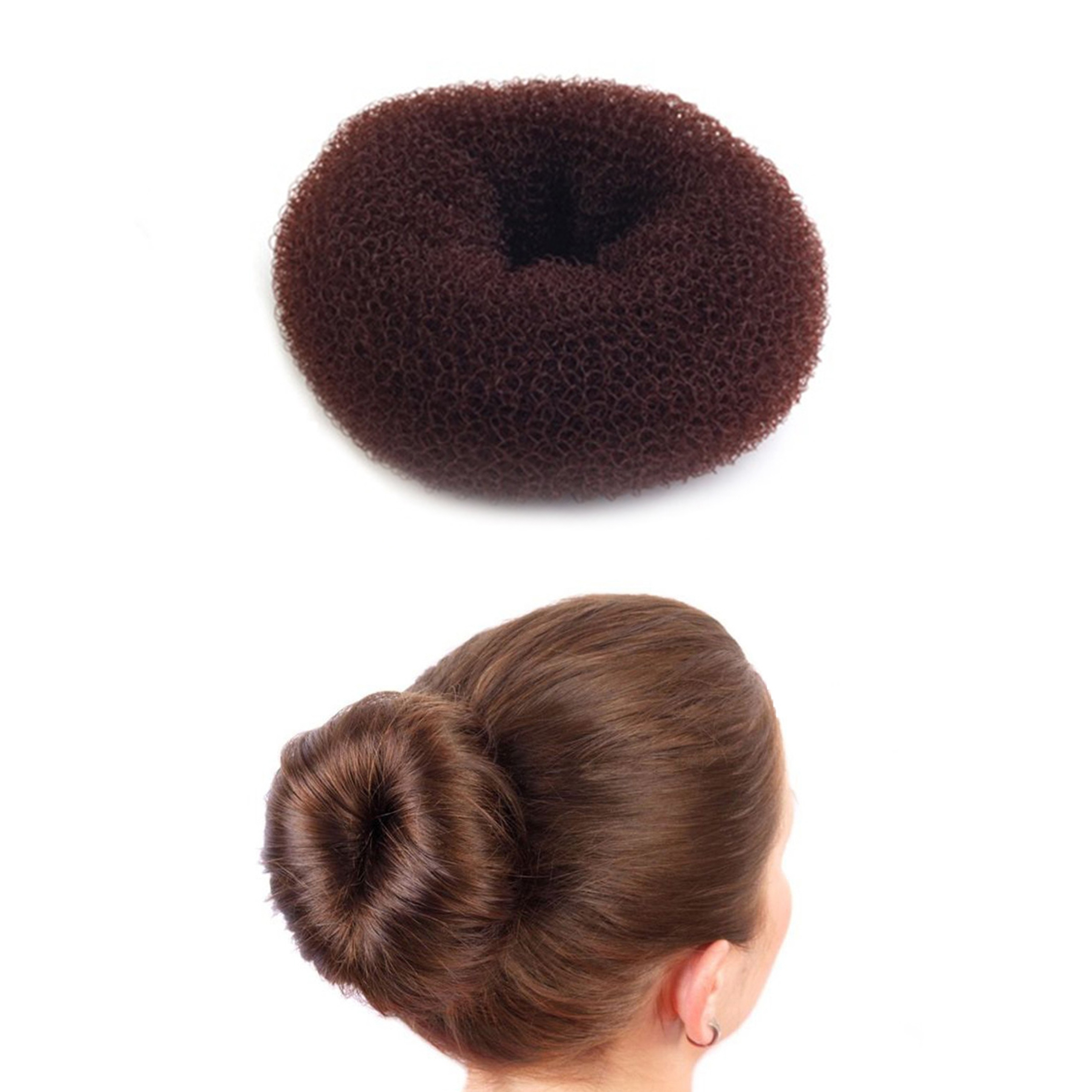 WYPEŁNIACZ DO KOKA DŁUGIE WŁOSY BRĄZOWY 8CM TANIEC Kod producenta WYP KOK-BR-8 CM