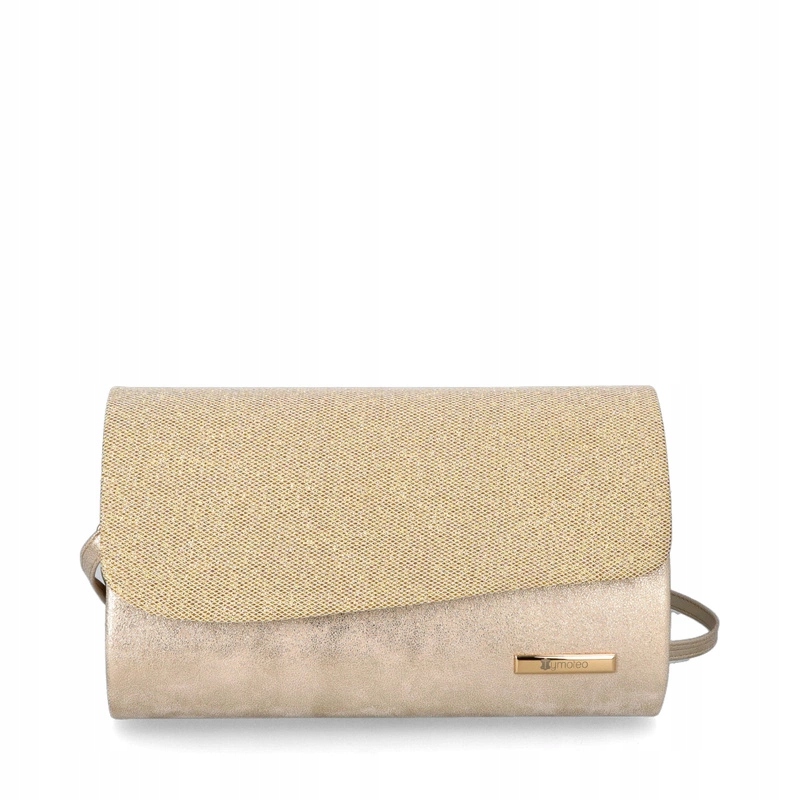 Klasická vizitková kabelka Tymoteo 32 Přetíratelná Zlatá