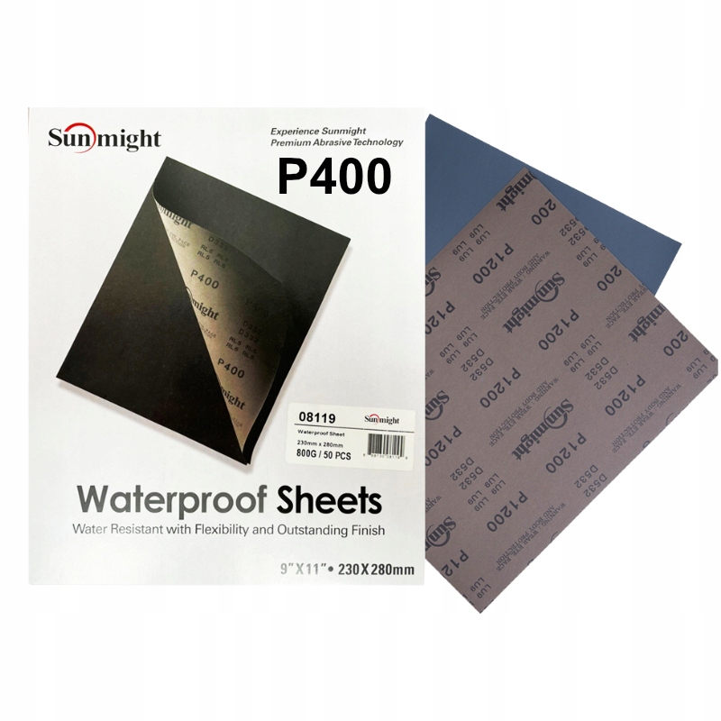 Papier Ścierny Wodny Wodoodporny Na Mokro P400