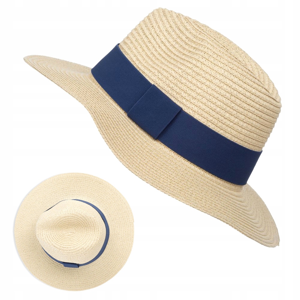 

Kapelusz Damski Słomkowy Na Lato Falowany