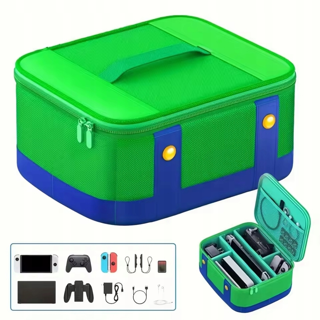 ETUI CASE WALIZKA KUFER TORBA DO NINTENDO SWITCH LITE OLED LUIGI SUPER BROS