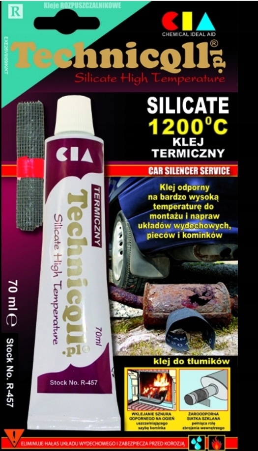 Klej Do Metalu Techniccqll Termiczny Wysokotemp.