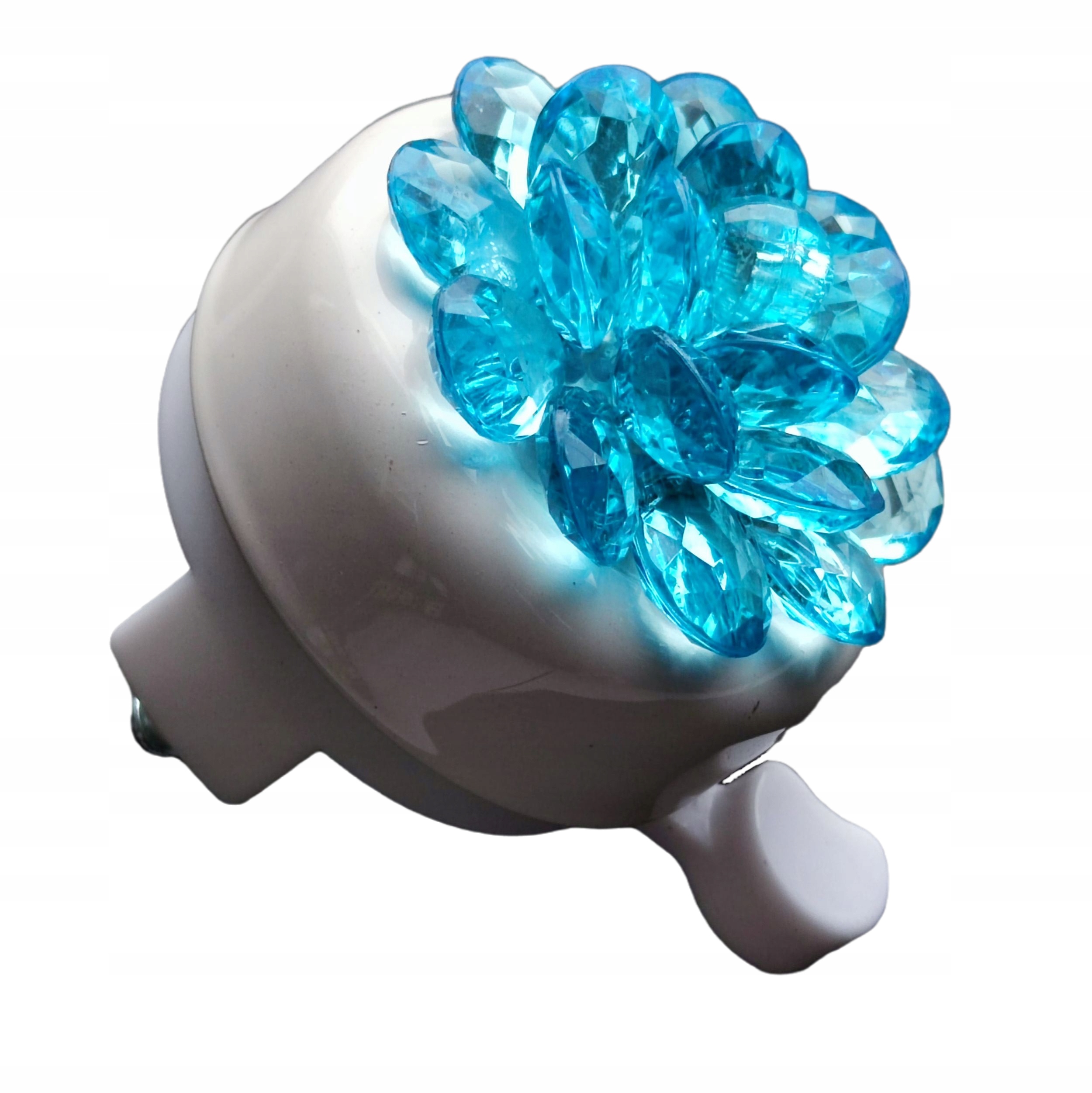 Dzwonek do roweru LOTOS KWIAT 3D błękit