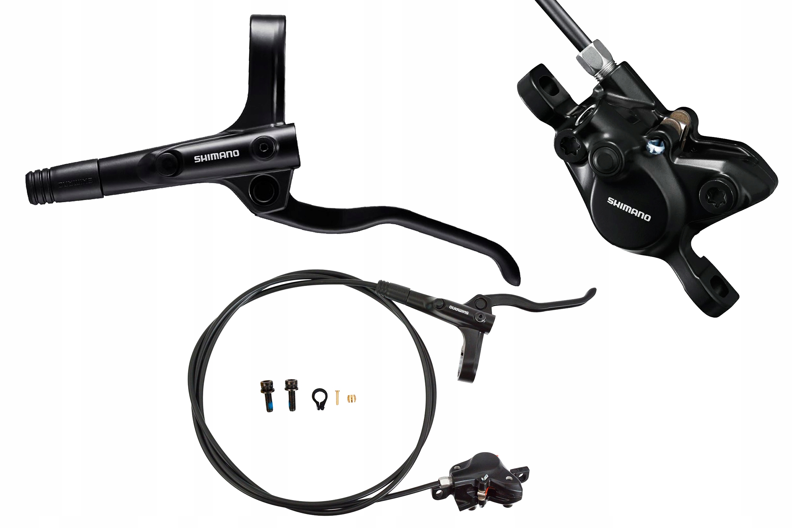 Hamulec hydrauliczny Shimano MT200 Przód 1000mm Altus Zestaw