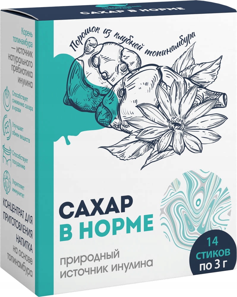 Koncentrat „Cukier w normie” 14 saszetek po 3 g odporność cukrzyca