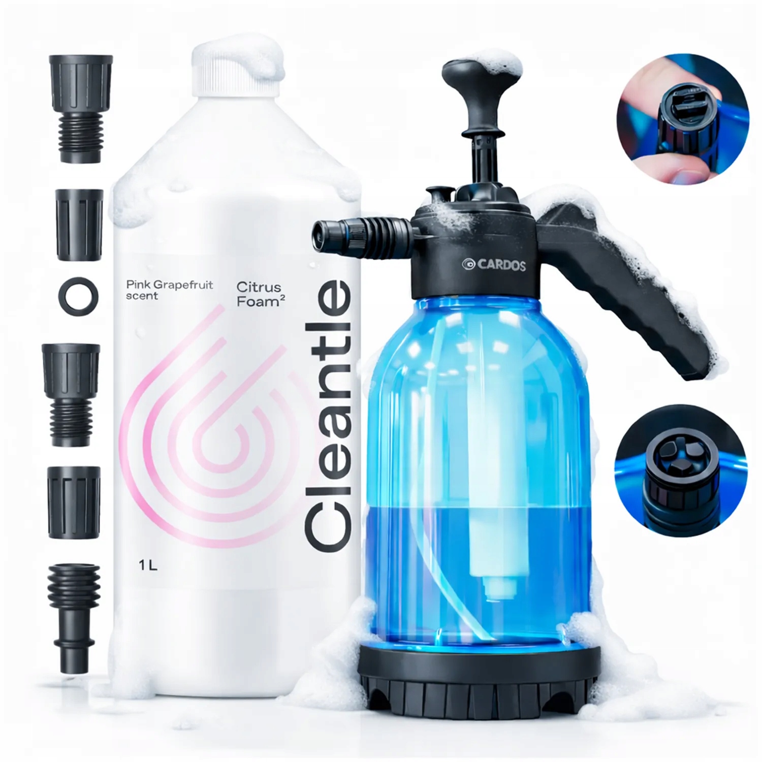 Pianownica ręczna Piana Cleantle Citrus Foam Mycie Wstępne Zestaw 3w1