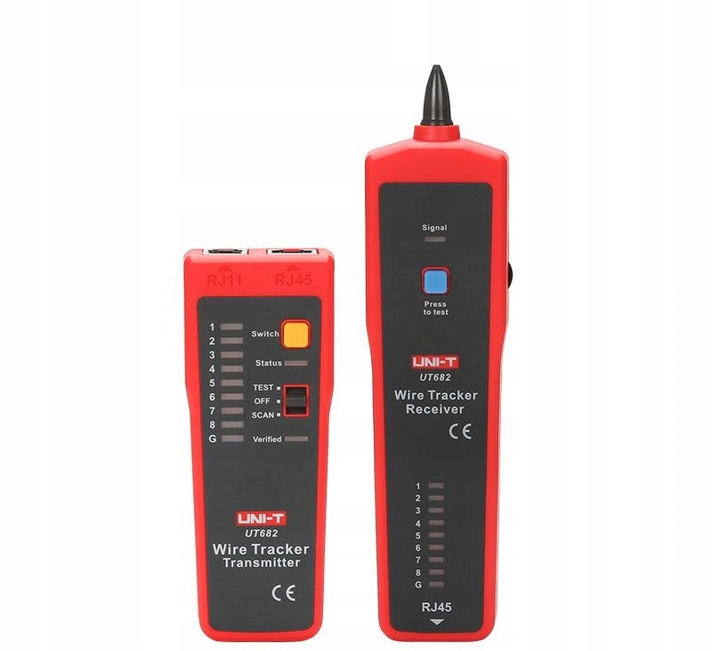 Traser-hledač-tester Kabelů Nn, Kabelů RJ11 RJ45 Uni-t UT682-MIE0292