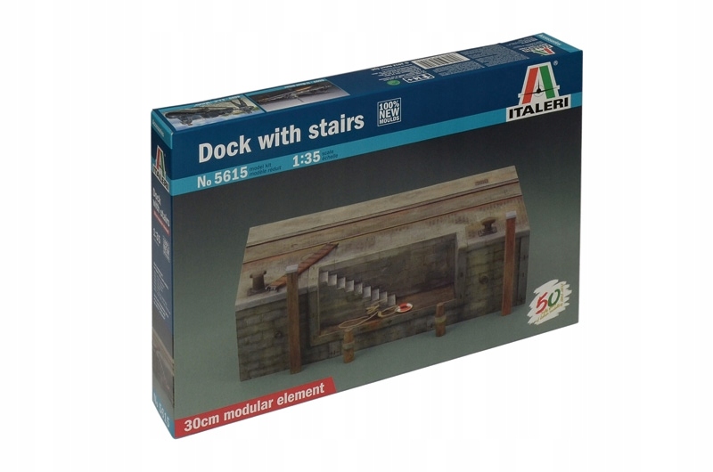 Italeri 5615 1/35 Přístavní dok se schodištěm