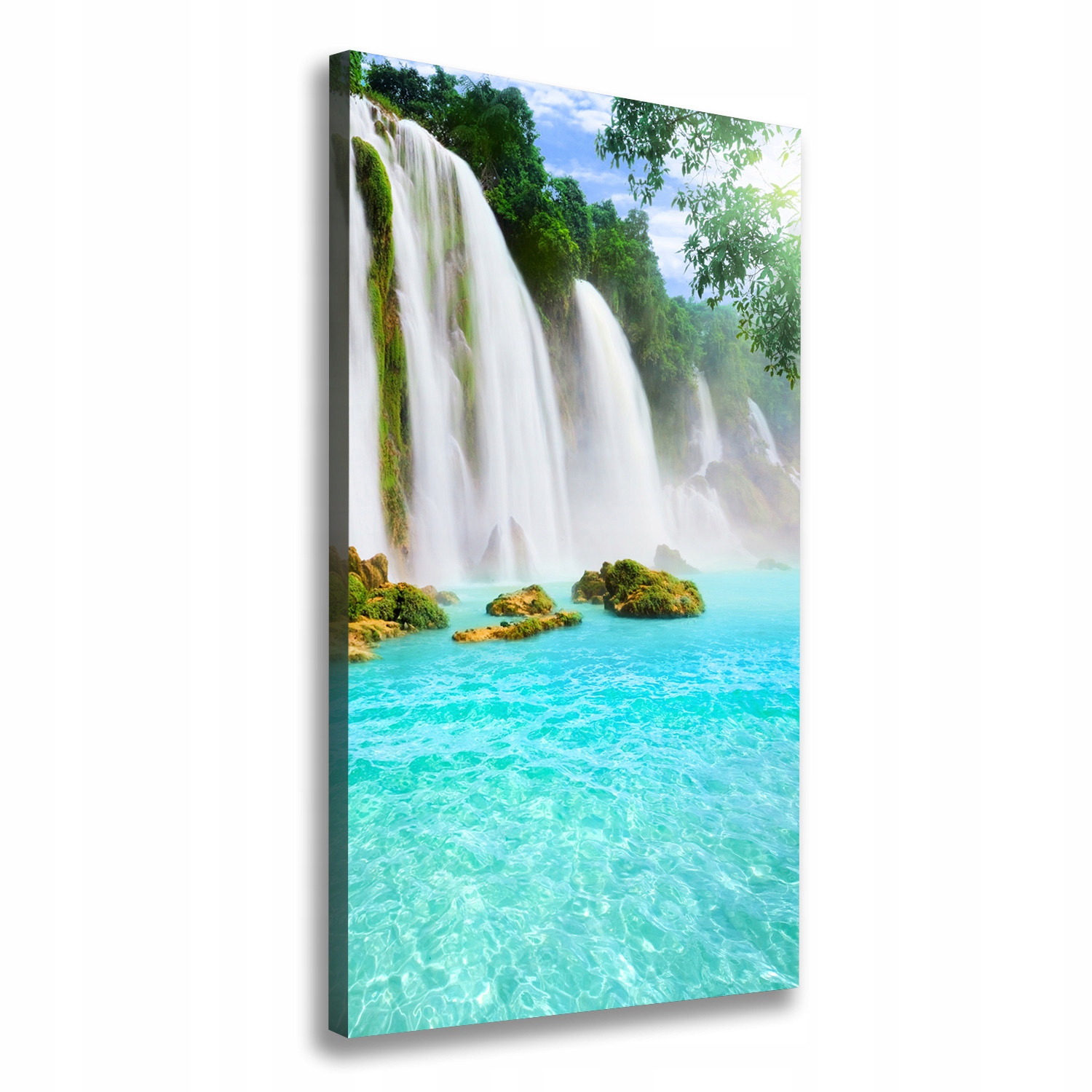 Fotoobraz obraz na plátně do obývacího pokoje Vodopád 60x120 cm