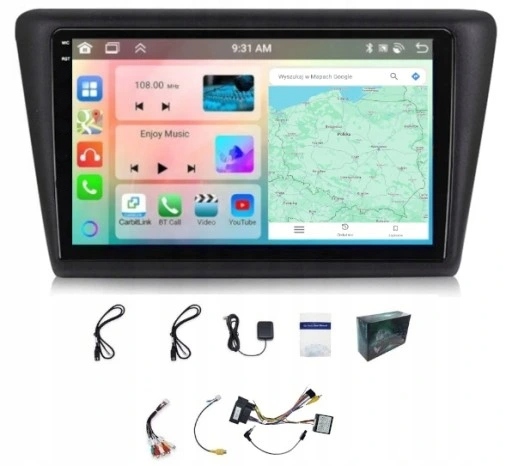 Rádio Navigácia Carplay Skoda Rapid 2012-2019 Wifi Android 4GB 64GB