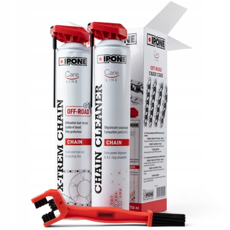 

Ipone Chain Care Off Road zestaw czyszczenia Xtrem