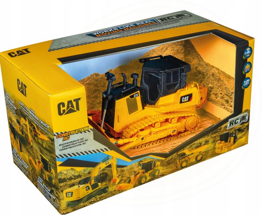 Carrera Rc Pojazd Buldożer Cat D7E 2,4 GHz 1:35
