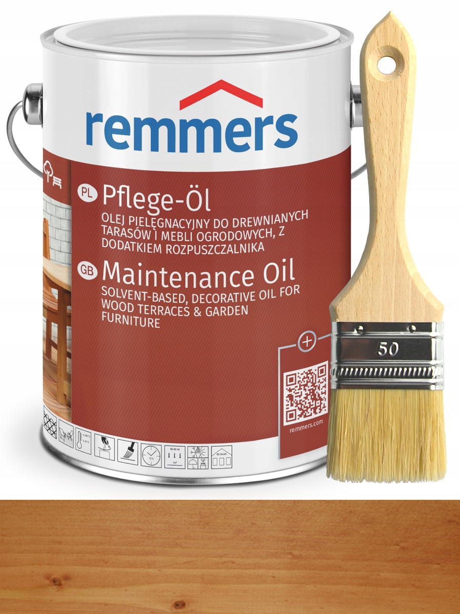 

Remmers Pflege-ol Olej do drewna, tarasu 5L Teak