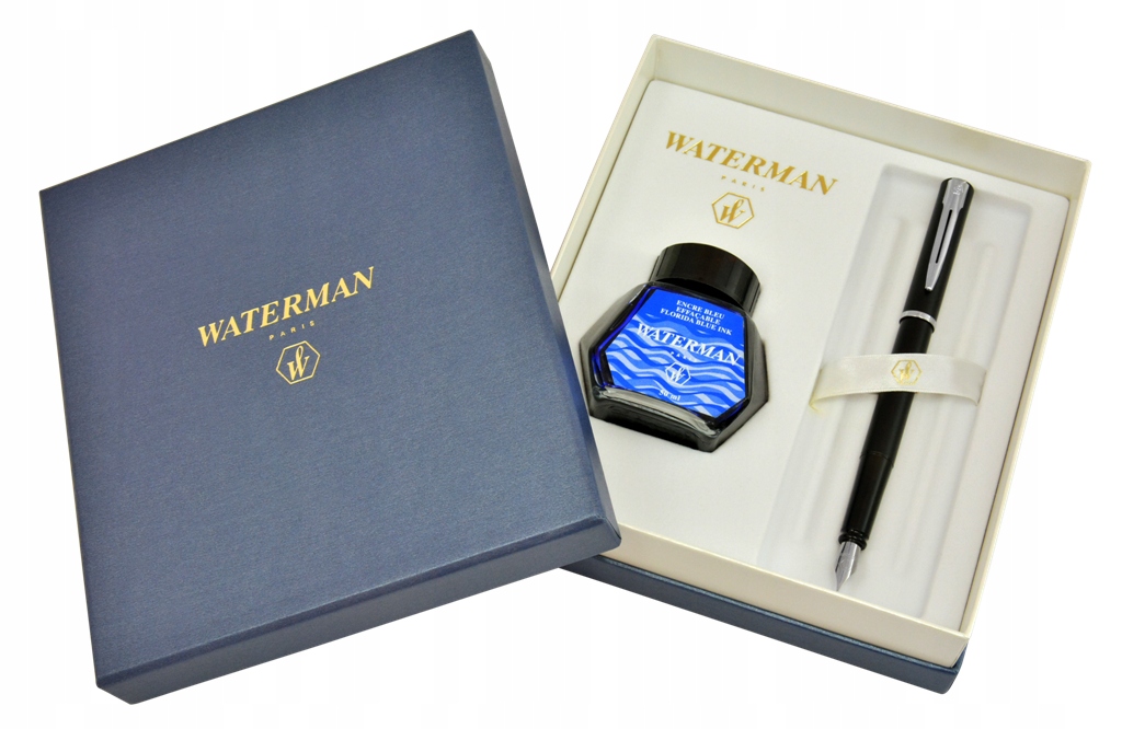 Pióro wieczne Waterman Allure czarny mat CT+atrame