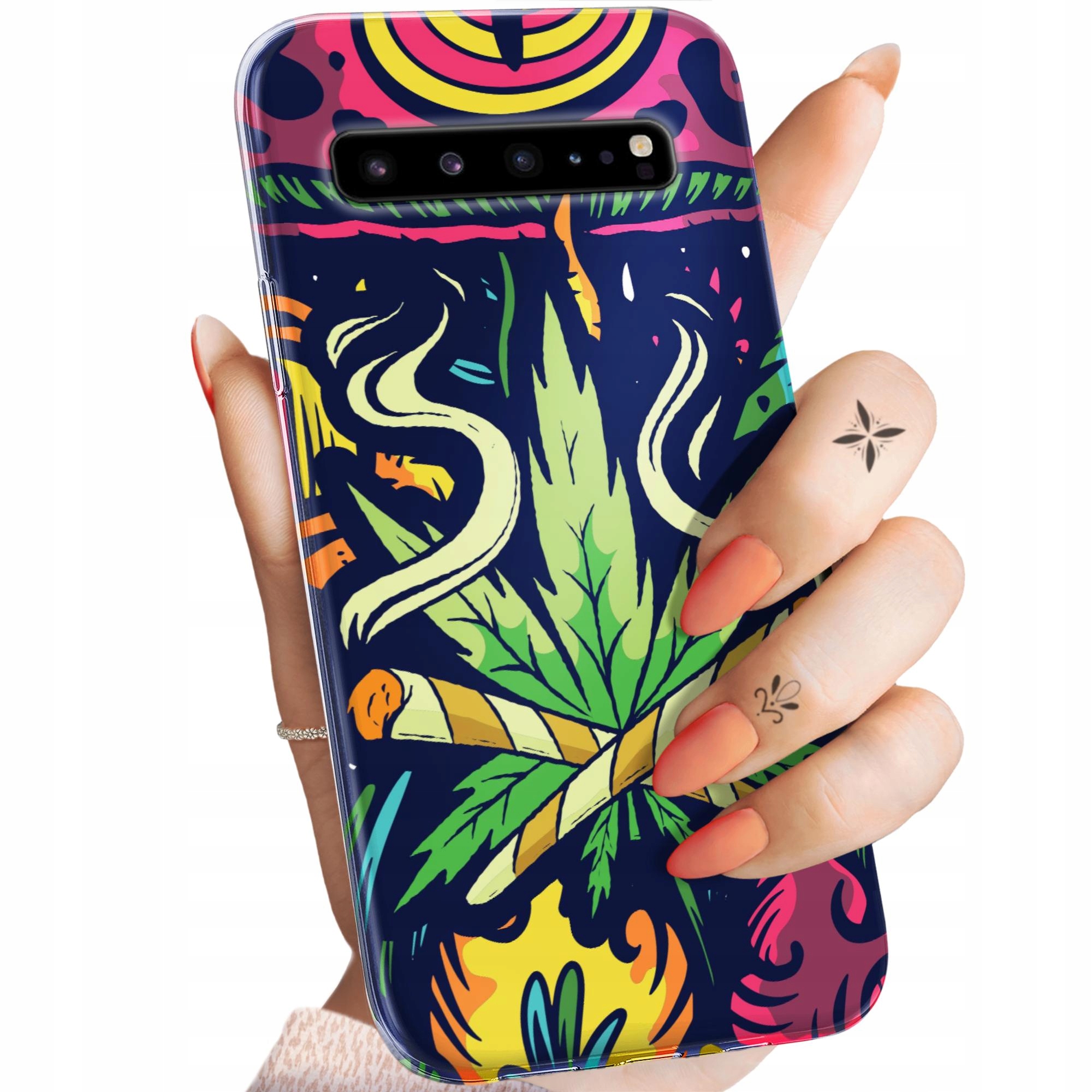 Etui Do Samsung Galaxy S10 5G Ganja Marihuana Cannabis Zioło Obudowa