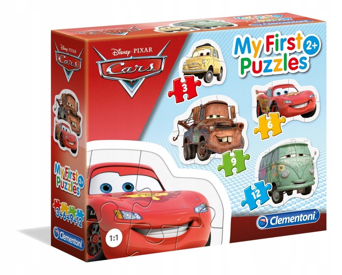 MOJE PIERWSZE PUZZLE CARS 20804 CLEMENTONI