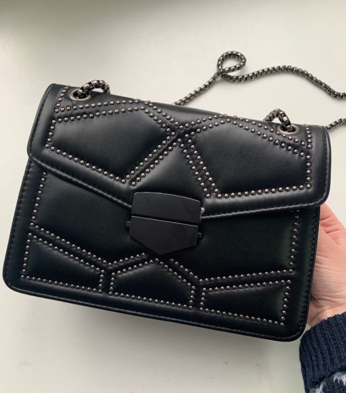 KLASYCZNA TOREBKA Z ŁAŃCUSZKIEM NA RAMIĘ ELEGANCKA Płeć kobieta