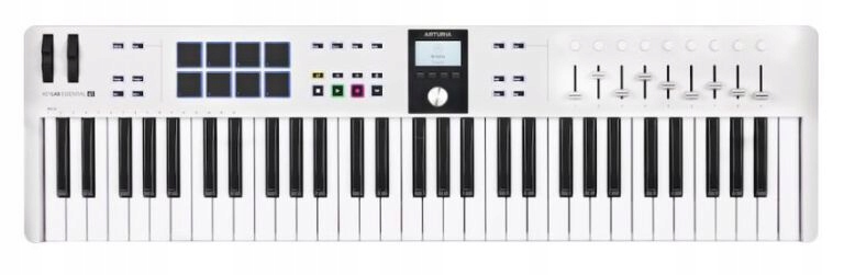 ARTURIA KeyLAB Essential 61 3 White BIAŁA KLAWIATURA STERUJĄCA MIDI USB
