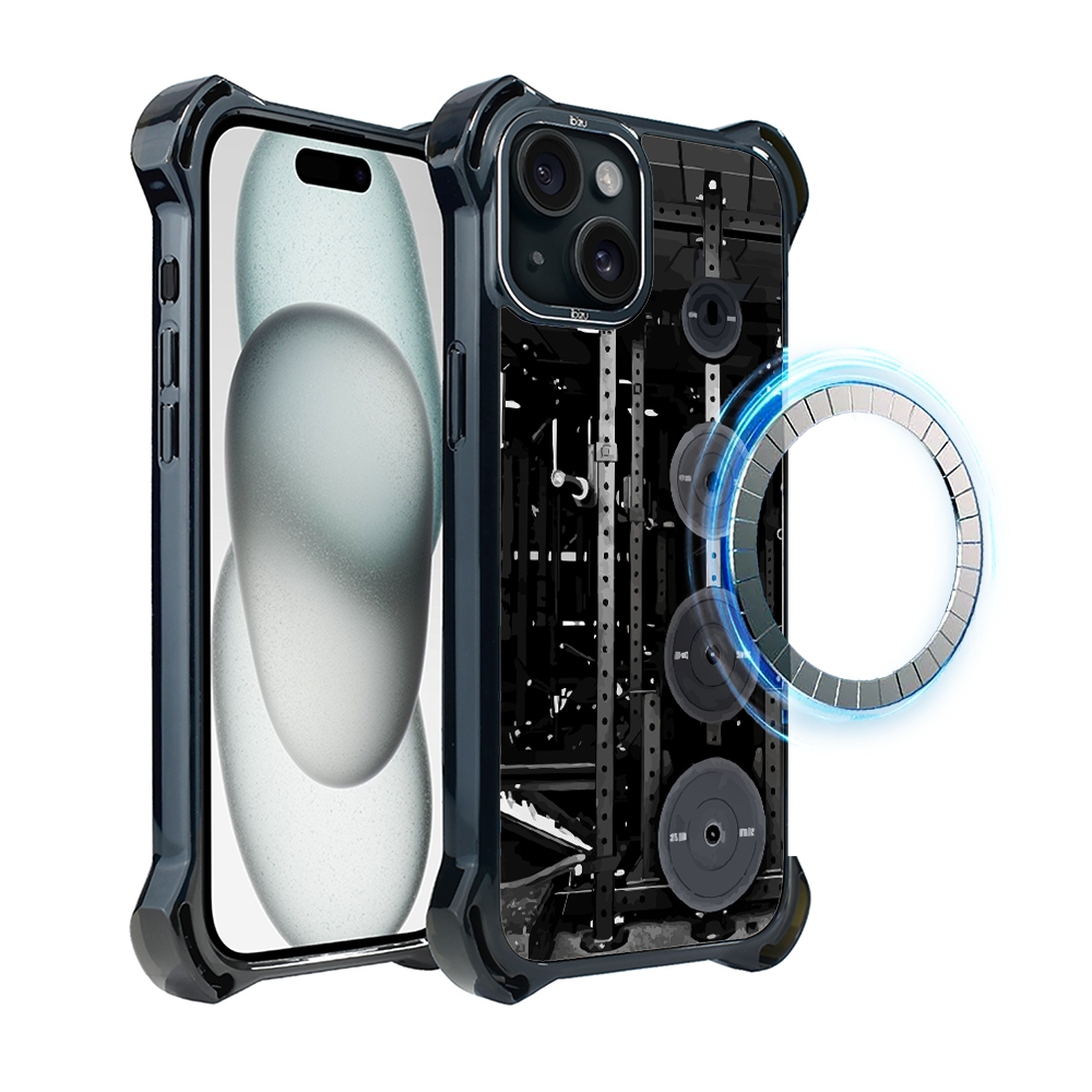 Pouzdro pro iPhone 15 Plus Ibizu DropGuard Ultra s MagSafe, Železná stanice