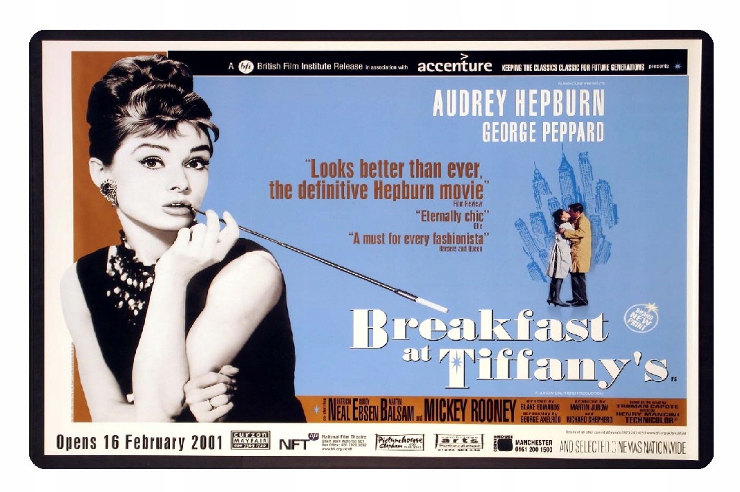 

Magnes na lodówkę Audrey Hepburn śniadanie