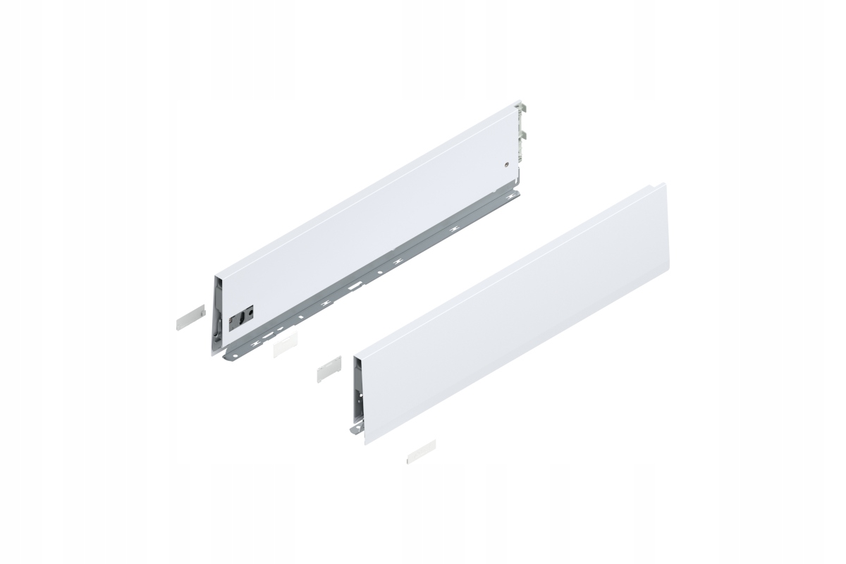 Blum 470K5502S Bok Merivobox, výška K (129 mm), délka 550 mm, bílý mat