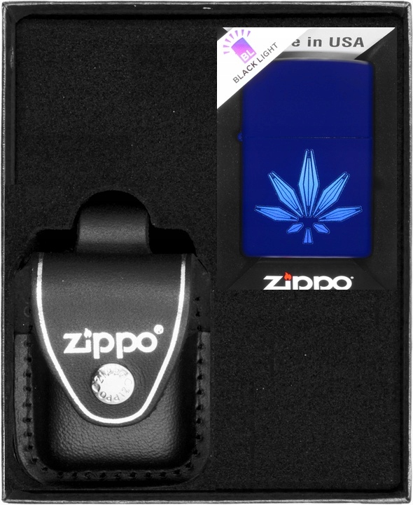 Dárková sada 4 Zapalovač Zippo Cannabis Design č. 3