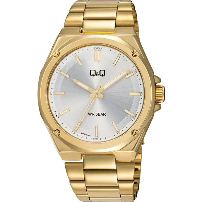Pánské Hodinky Qq Q05C-004P zlaté
