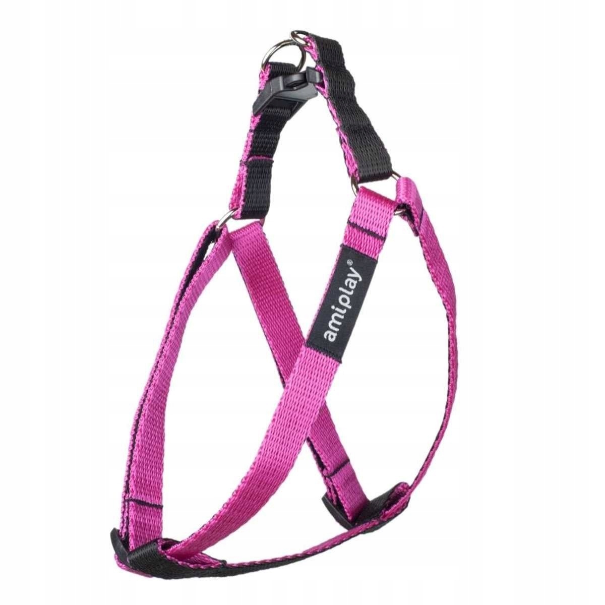 

amiplay Szelki Taśma Twist S 20-35cm/1 różowy