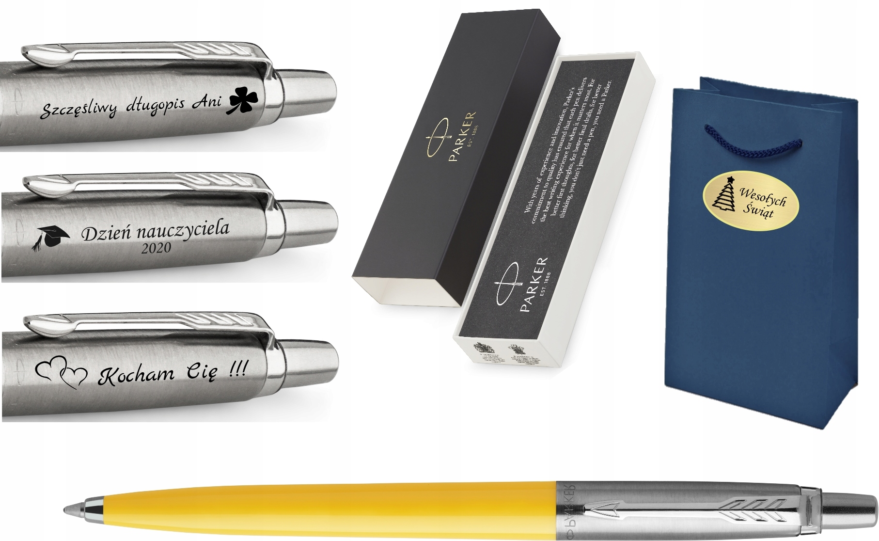 

Parker Długopis Jotter Kolor Żółty Grawer