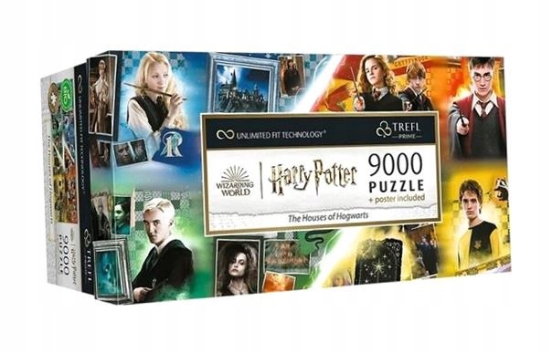 Puzzle 9000 The Houses Of Hogwarts Trefl