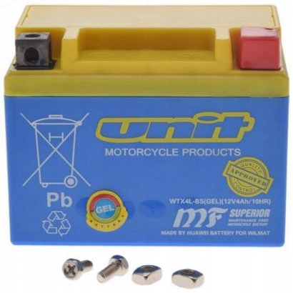 

Akumulator WTX4L-BS/YTX4L-BS Agm skuter motorower